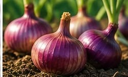 Onions grown with NPKS Plus fertilizer