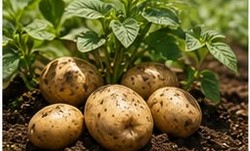Potatoes grown with NPKS Plus fertilizer